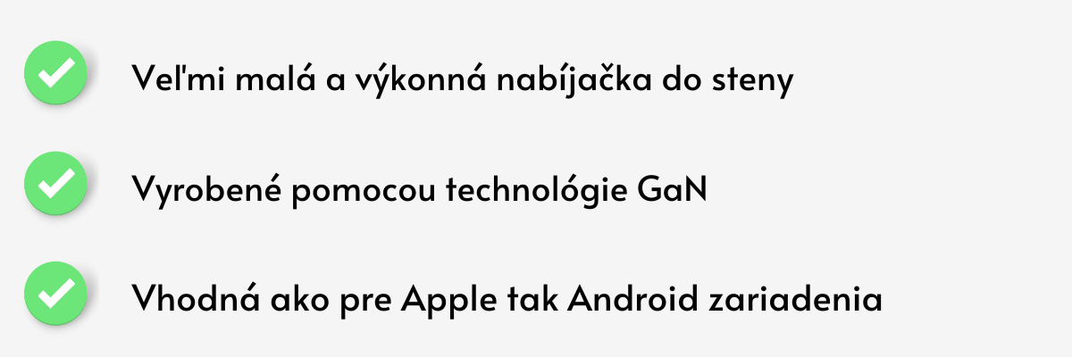 Vhodná ako pre Apple tak Android zariadenia